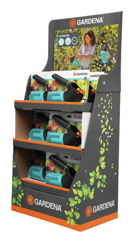 Sichere Zahlung Gardena Beerensammler Display combisystem