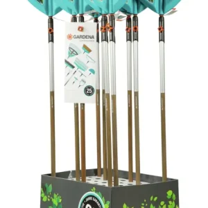 Beliebt Gardena Schaufel-Rechen+Stiel Aktion-Displaycombisystem