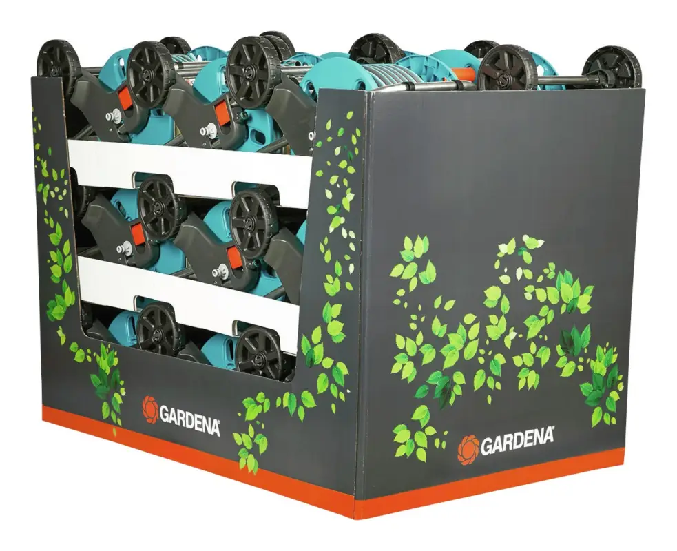 Gardena Schlauchwagen CleverRoll S Set Display Finale Aktion