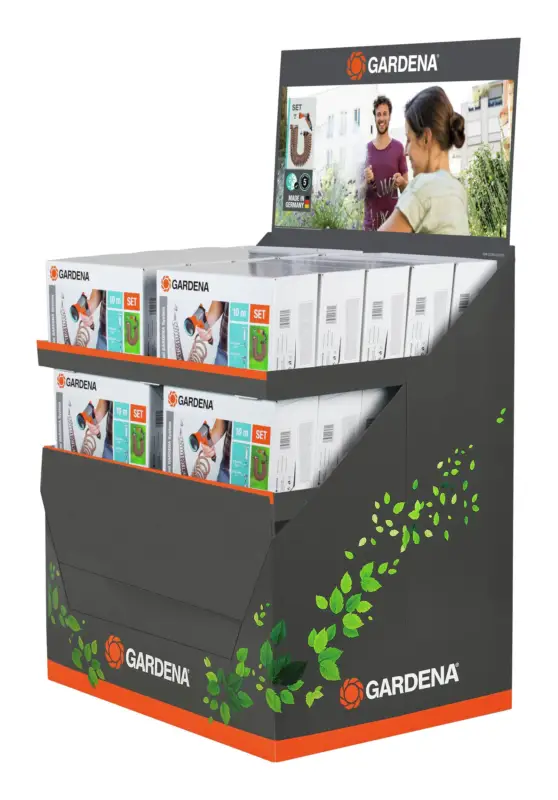 Gardena Spiralschlauch-Set 10 m Display Neue Kollektion