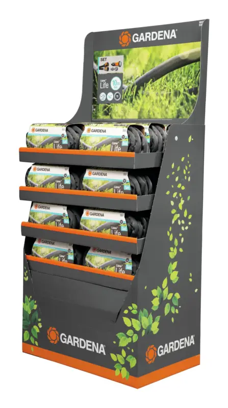 Schneller Versand Gardena Textilschlauch Liano Life Display 1/2" 10m Set