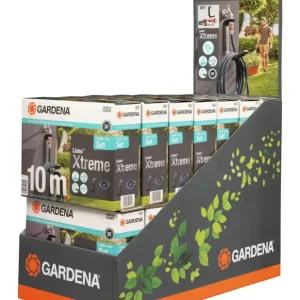 Zertifiziert Gardena Textilschlauch Liano Xtreme Display 1/2" 10m Set + TapFix