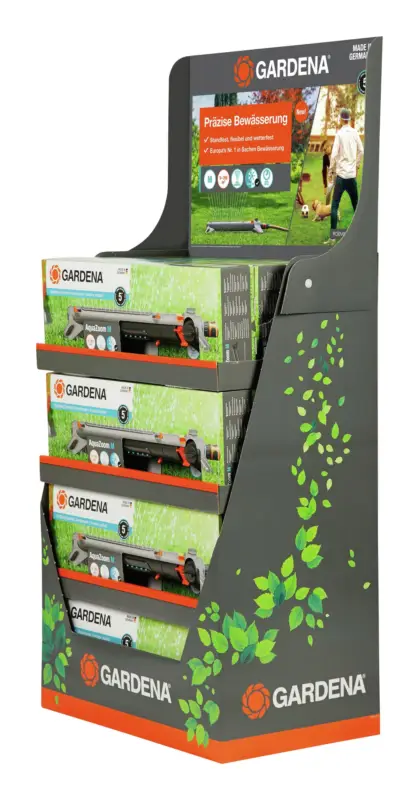 Sonderangebot Gardena Viereckregner AquaZoom M Display