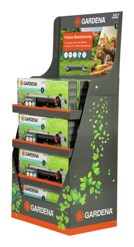 Gardena Viereckregner AquaZoom S Display Online Kaufen