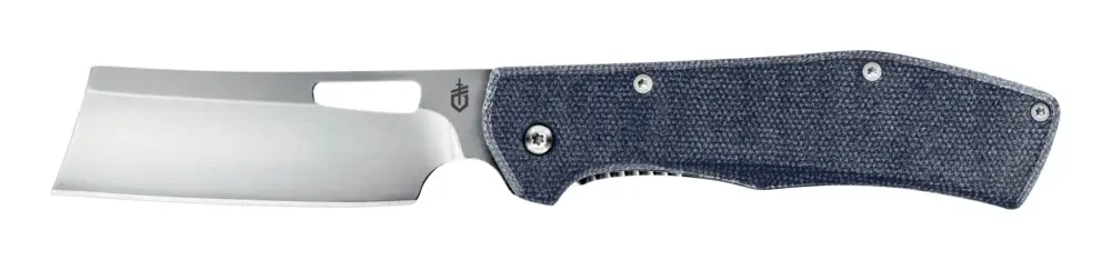 Markenprodukt Gerber Einhandmesser Flatiron D2 Micarta Blue(Verpackungseinheit: 3Stück)