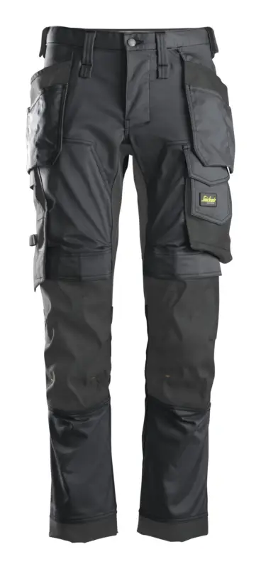 Snickers Workwear Stretch-Arbeitshose 6241, 46, stahlgrau-schwarz Neuheit