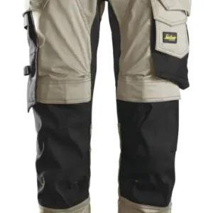 Snickers Workwear Stretch-Arbeitshose 6241, 48, khaki-schwarz Wochenendangebot