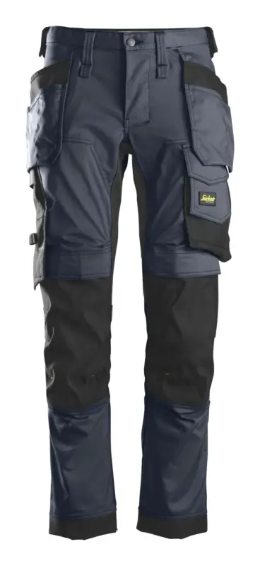 Meistverkauft Snickers Workwear Stretch-Arbeitshose 6241, 50, marineblau-schwarz