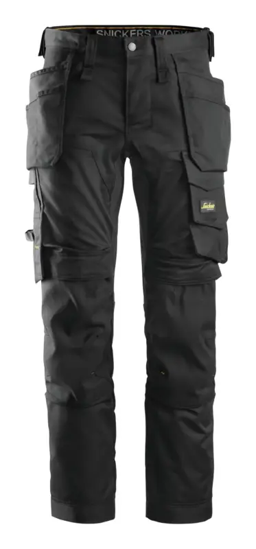 Snickers Workwear Stretch-Arbeitshose 6241, 58, schwarz Neu