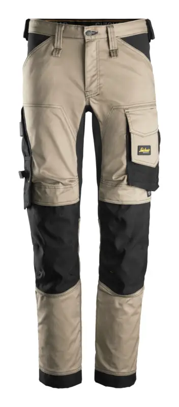 Abverkauf Snickers Workwear Stretch-Arbeitshose 6341, 46, khaki-schwarz