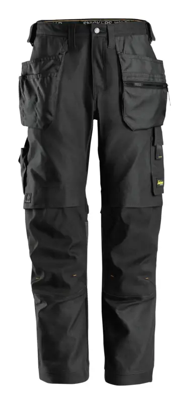 Super-Preis Snickers Workwear Stretch-Arbeitshose Canvas+ 6224, 054, schwarz