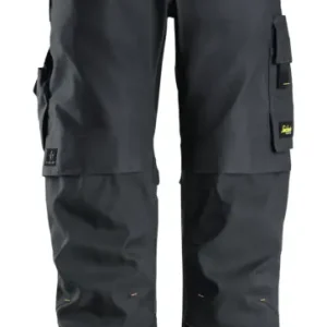 Billig Snickers Workwear Stretch-Arbeitshose Canvas+ 6324, 048, stahlgrau