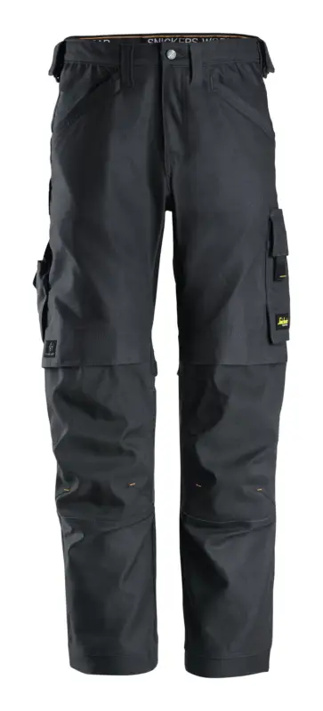 Billig Snickers Workwear Stretch-Arbeitshose Canvas+ 6324, 048, stahlgrau