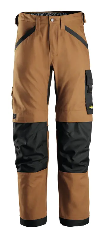 Garantierte Lieferung Snickers Workwear Stretch-Arbeitshose Canvas+ 6324, 056, braun-schwarz