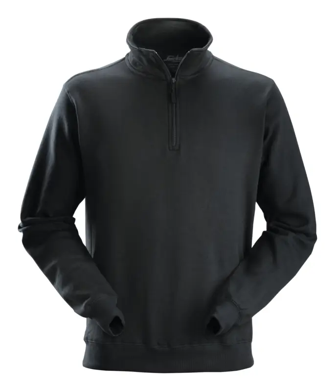 Preisreduziert Snickers Workwear Sweatshirt Troyer 2818, XS, schwarz