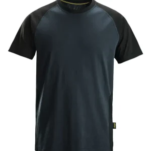 Abverkauf Snickers Workwear T-Shirt 2550, 2-Farben, L, marineblau-schwarz