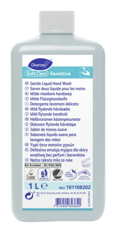 Nur Für Kurze Zeit Soft Care Sensitive Milde Handwaschlotion 1 L Flasche(Verpackungseinheit: 10Stück)