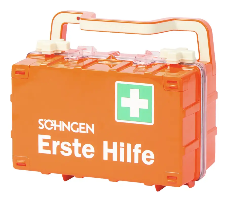 Zertifiziert Söhngen Erste-Hilfe-Koffer, Dynamic Glow S, DIN 13157 orange