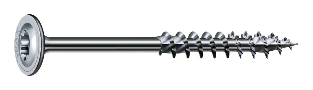 Bestpreis Spax Holzbauschraube Tellerkopf T-STAR+ 8 x 80 A2 HP(Verpackungseinheit: 50Stück)