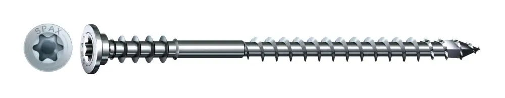 Neu Im Sortiment Spax Justierschraube Flachkopf 6 x 110 T-STAR+ T30 4CUT Spitze Wirox(Verpackungseinheit: 100Stück)