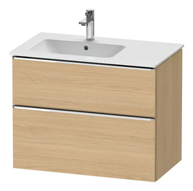 Direkt Vom Hersteller Duravit D-Neo Waschtischunterschrank für 234583 mit 2 Auszügen Griff Chrom Hochglanz 810 x 625 x 462 mm - Eiche Natur Matt