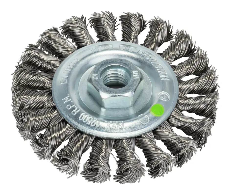 Bosch Zubehör Scheibenbürste für Winkel- und Geradschleifer, gezopfter Draht, rostfrei, 100 mm Schnäppchen