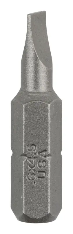 Letzte Chance Bosch Zubehör Schrauberbit Standard für Längsschlitzschrauben (S) Schlitz S 0,6 x 4,5 - 2er Pack