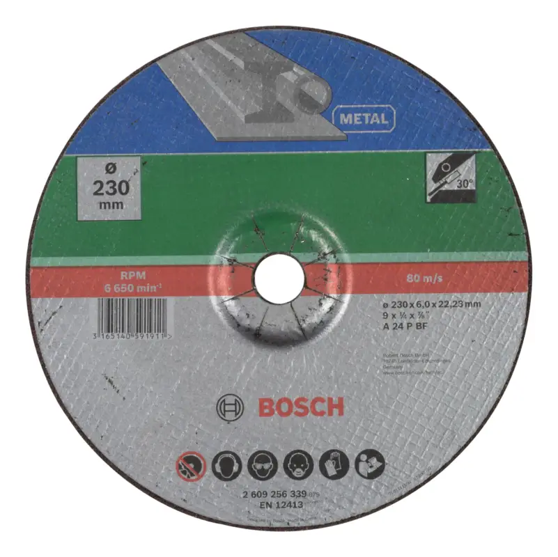 Bosch Zubehör Schruppscheibe gekröpft, Metall, 230 mm Aktuell