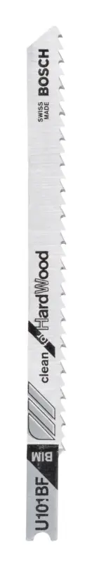 Zertifiziert Bosch Zubehör Stichsägeblatt BIM, U 101 BF Clean for Hard Wood - 2er Pack