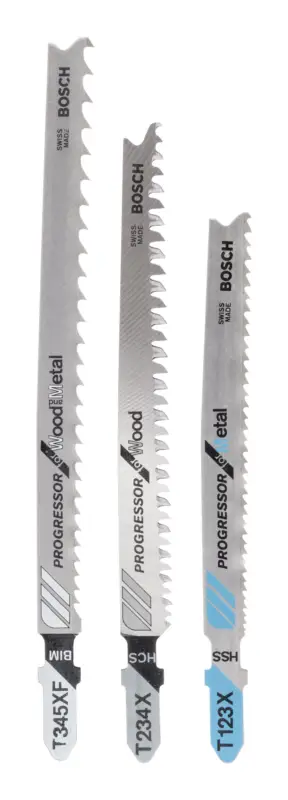 Jetzt Bestellen Bosch Zubehör Stichsägeblatt-Set Progressor T-Schaft bestehend aus T 123 X, T 234 X & T 345 XF, 3-teilig(Verpackungseinheit: 5Sets)