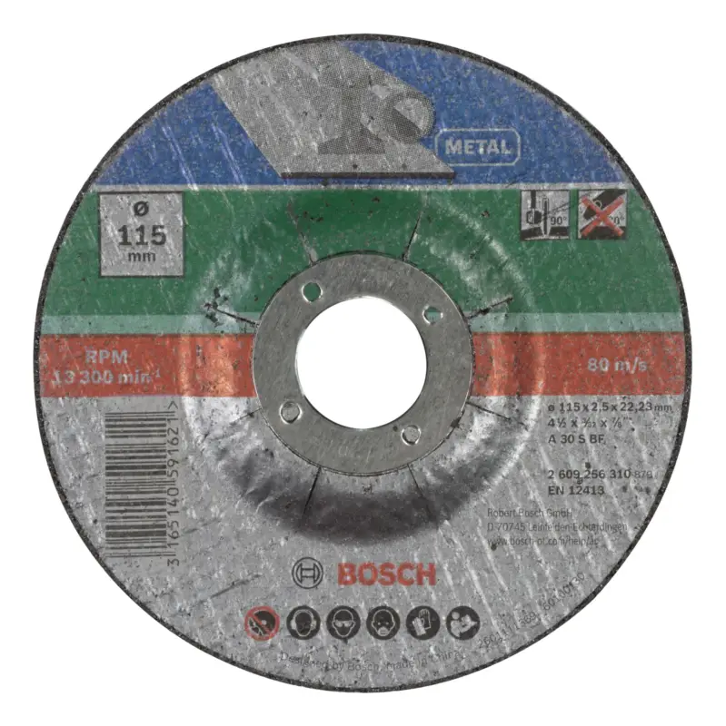 Bosch Zubehör Trennscheibe gekröpft, Metall, 115 mm(Verpackungseinheit: 10Stück) Neuheit