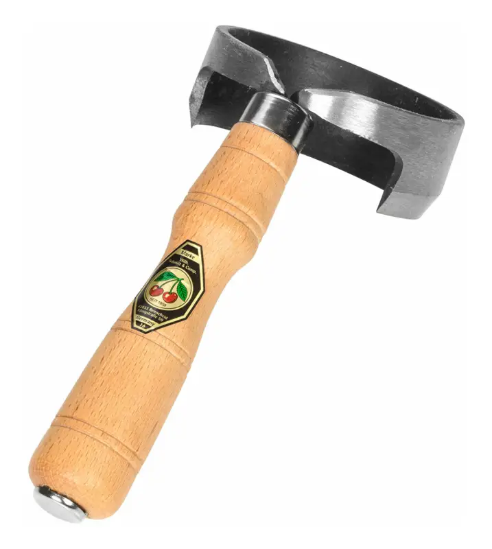 Neue Kollektion Kirschen Zugmesser mit 1 Holzheft geschlossen