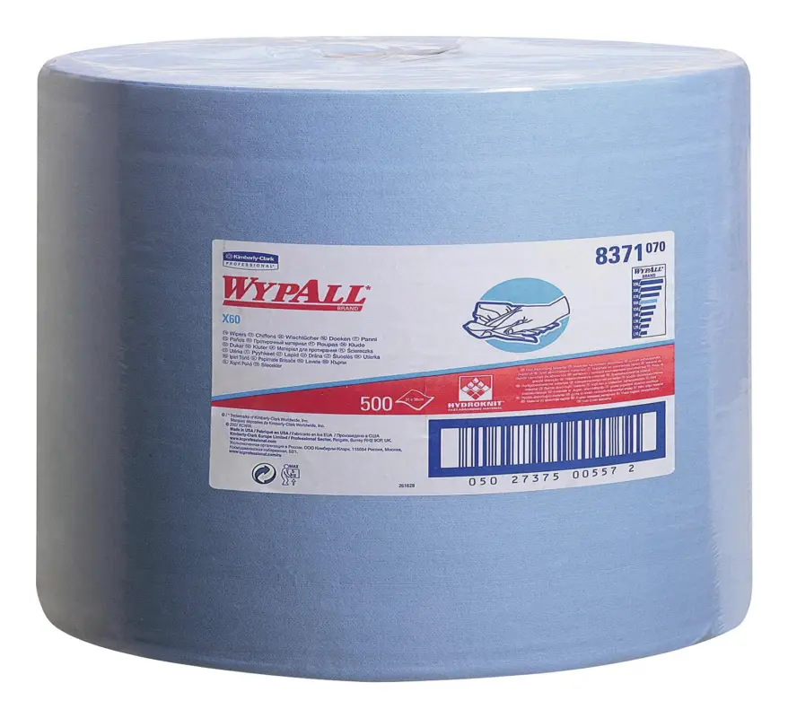 WypAll X60 Wischtücher 31 x 38 cm hellblau 500 Blatt Beliebt