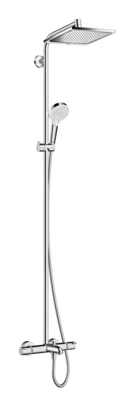 Bestpreis Hansgrohe Crometta E Showerpipe 240 1jet mit Wannenthermostat - Chrom