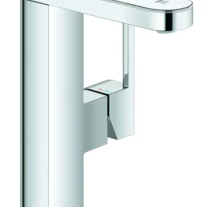 Finale Aktion Grohe Plus Einhand-Waschtischbatterie mit LED-Anzeige mit Push-Open-Ablaufgarnitur M-Size - Chrom