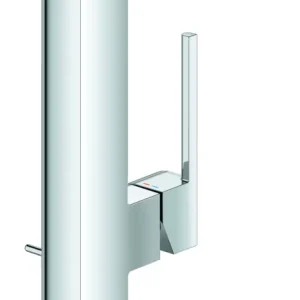 Zertifiziert Grohe Plus Einhand-Waschtischbatterie schwenkbarer Auslauf mit Zugstangen-Ablaufgarnitur L-Size - Chrom