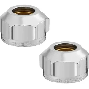 Knallerangebot OVENTROP Klemmringverschraubung Ofix CEP 2-fach weichdichtend für G ¾ AG, 16 mm Messing - vernickelt