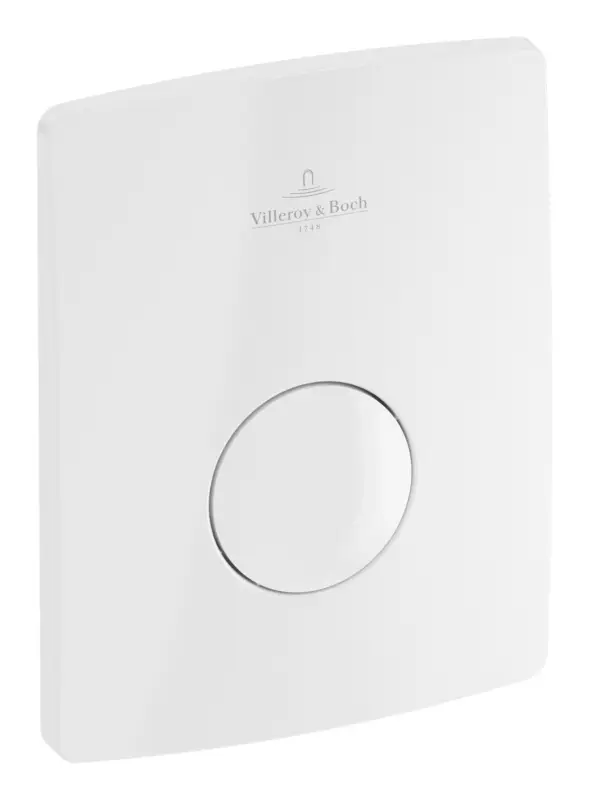 Villeroy & Boch ViConnect Installationssysteme WC-Betätigungsplatte 2-Mengen-Spülung 162 x 128 x 62 mm - Weiß Nur Heute