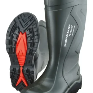 Expressversand Dunlop Stiefel Purofort+ S5CI SRC Größe 45 grün(Verpackungseinheit: 1Paar)