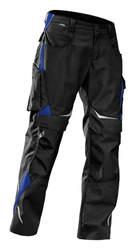 Kübler Hose Pulsschlag high schwarz / kornblau Größe 54 Preisreduziert