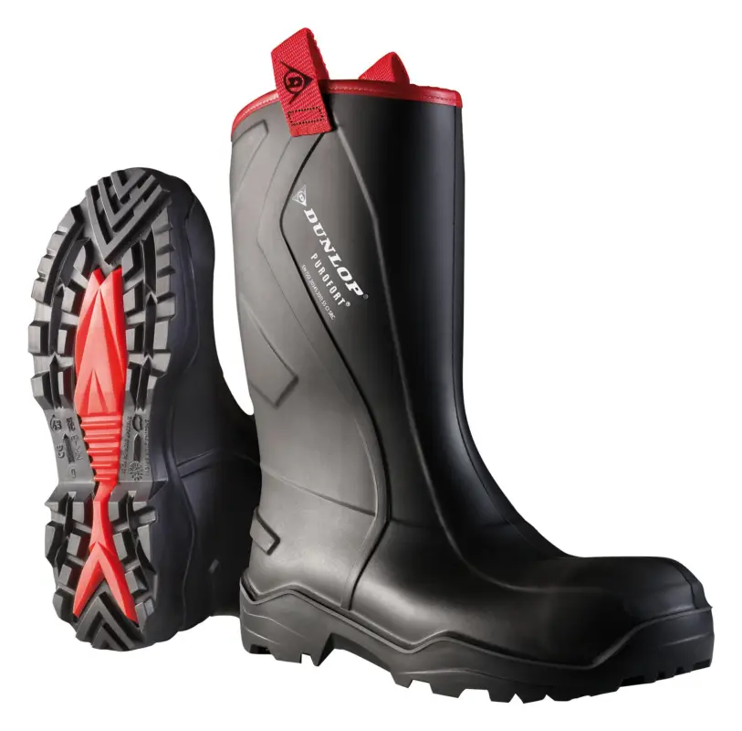 Dunlop Stiefel Purofort+ Rugged Größe 41 schwarz(Verpackungseinheit: 1Paar) Billig