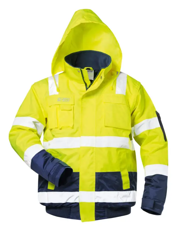 Zertifiziert Safestyle Warnpilotenjacke Axel Größe XL gelb / blau