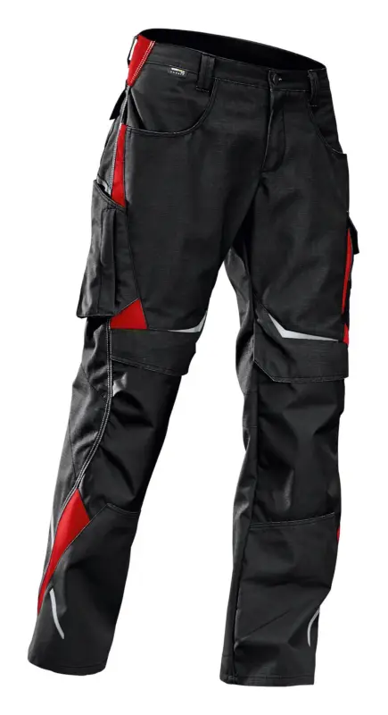 Markenprodukt Kübler Hose Pulsschlag high schwarz / rot Größe 52