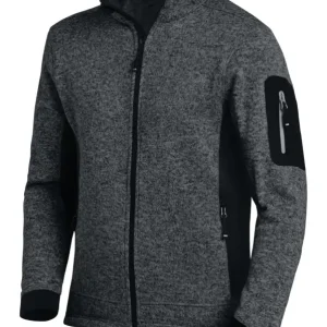 Bestpreis FHB Strickjacke Christoph, 280 g/qm, Größe M, anthrazit/schwarz