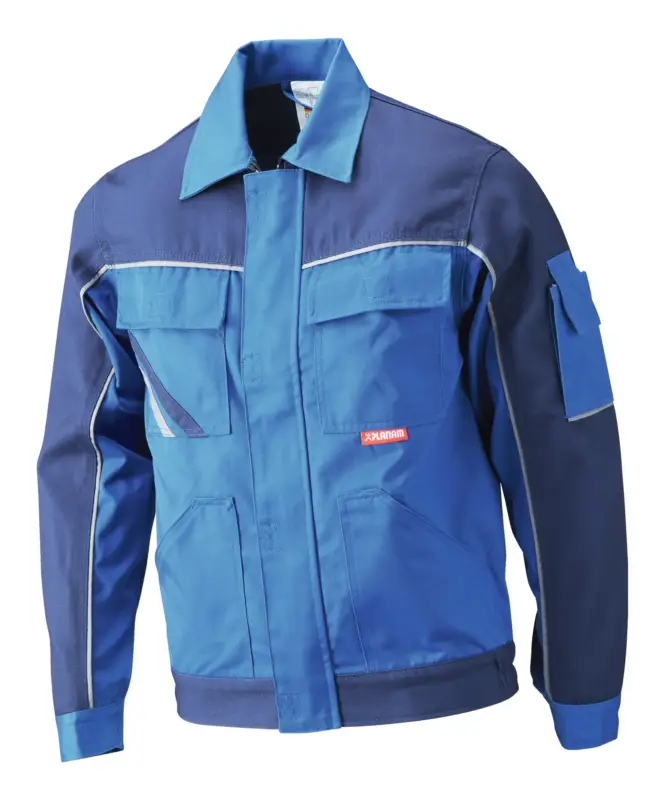 Planam Bundjacke Highline, Größe 52, kornblau/marine Knallerangebot