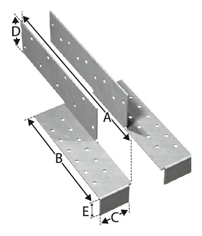 Simpson Strong-Tie Sparrenfußverbinder SFH-B(Verpackungseinheit: 20Stück) Neuheit
