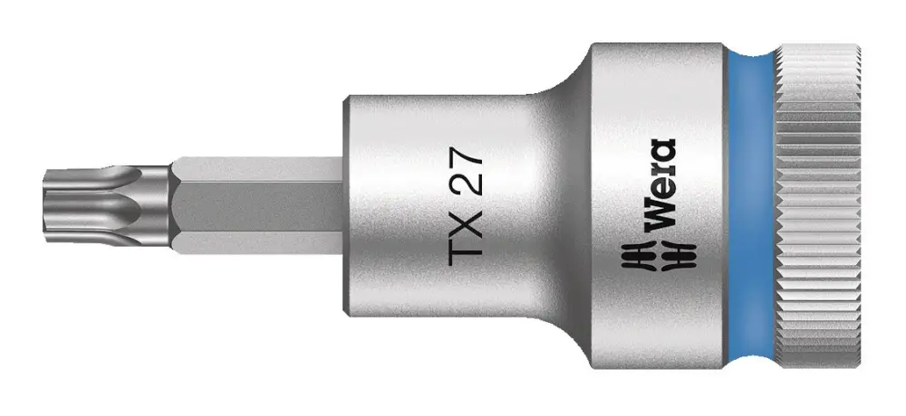 Zertifiziert Wera Schraubendreher-Einsatz 1/2" T27 x 60 mm Haltefunktion