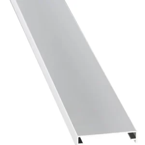 Einsteiger Alu-Zierklemmdeckel 60 x 4000 mm - Silber eloxiert Versand Am Gleichen Tag
