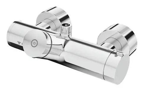 Schell Vitus Aufputz-Duscharmatur Thermostat Selbstschluss Abgang oben Chrom Sale