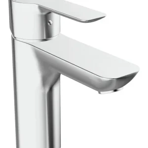 Rabatt Hansa Hansaligna Waschtisch-Einhand-Einlochbatterie mit Zugstangen-Ablaufgarnitur Ausladung 108 mm